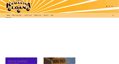 Desktop Screenshot of kamaainaloan.com
